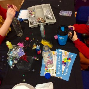 Crafting with Twinkl, at the Childcare Expo!