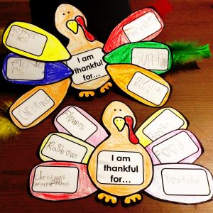 Thanksgiving 2016 turkey craftivity.
