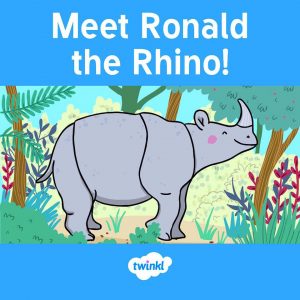 Ronald the Rhino eBook front cover.