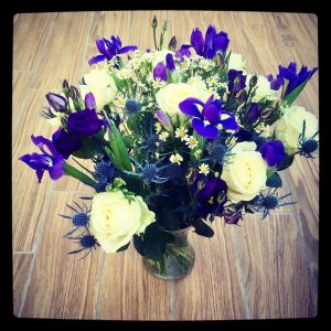 Prestige Flowers bouquet in a vase.