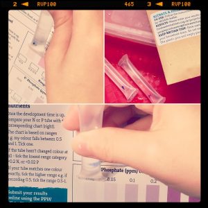 Chemical analysis for Clean Water for Wildlife survey.