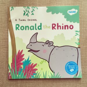 Ronald the Rhino picture book.