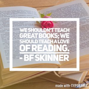 Inspirational homeschool quotes - featuring BF Skinner.
